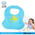 new style cheap cute Cartoon silicone foldable bib